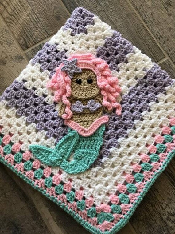 mermaid baby blanket