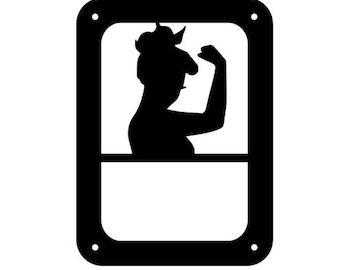 Girl power strong girl light covers for Jeep Wrangler