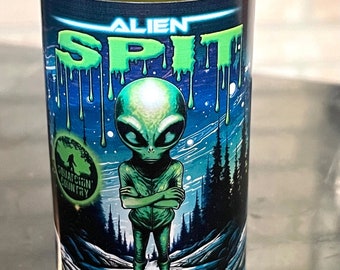 Alien Spit jalapeño Hot Sauce from Squatchin' Country