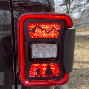 Bigfoot tail light covers for Jeep Gladiator