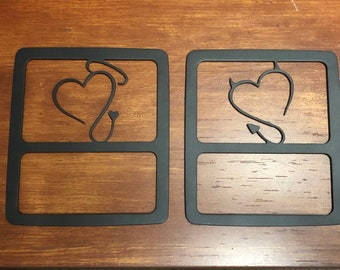 Angel & Devil Heart tail light covers for Jeep Wrangler