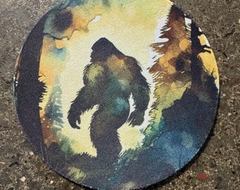 Bigfoot Neoprene Coasters - Sasquatch Designs, Set of 4