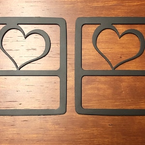 Heart tail light covers for Jeep Wrangler