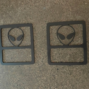 Alien tail light covers for JL (2018 - 2020) Jeep Wrangler