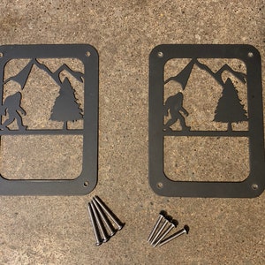 Custom tail light covers for Jeep Wranglers