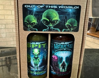 Alien Hot Sauce 2 pack Gift set from Squatchin&#39; Country