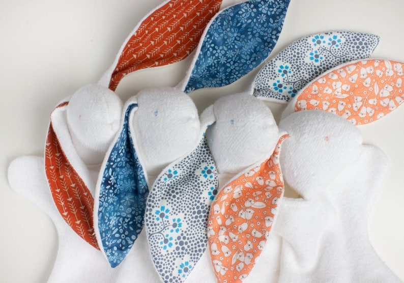 Download Bunny Lovey PDF Sewing Pattern Security Blanket Baby Lovey ...