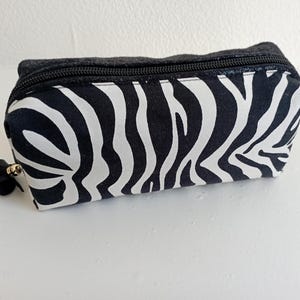 Trousse maquillage scolaire Zèbre