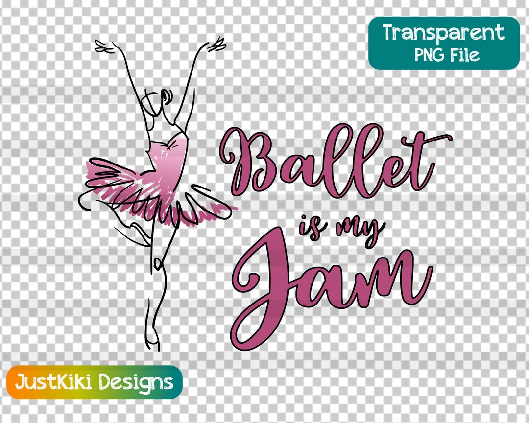 Funny Ballet Dancer Clipart: Dance Quote PNG SVG (digital Download) - Etsy