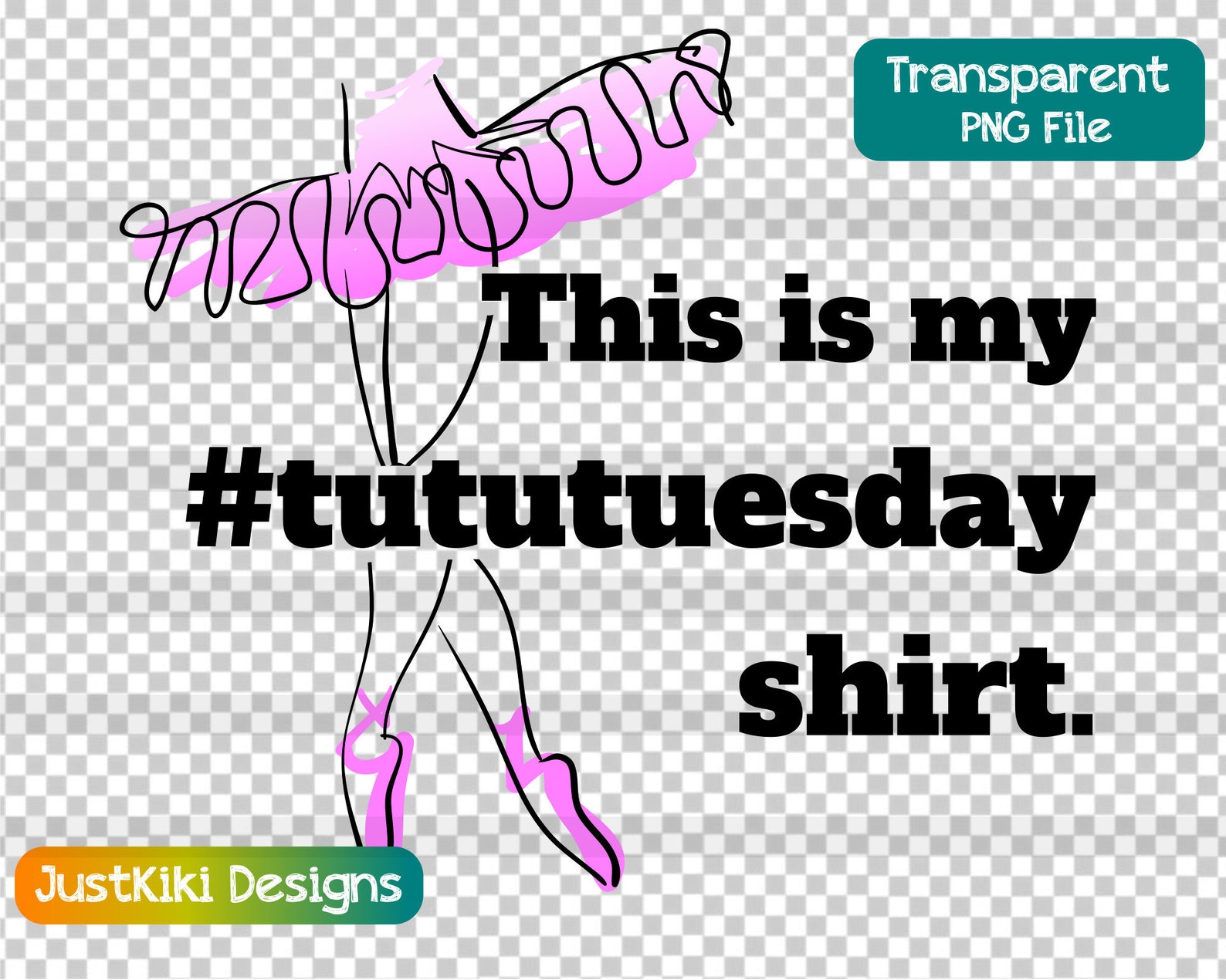 tutu tuesday clipart - ballet, ballerina svg - dance teacher recital appreciation gift idea - #tututuesday