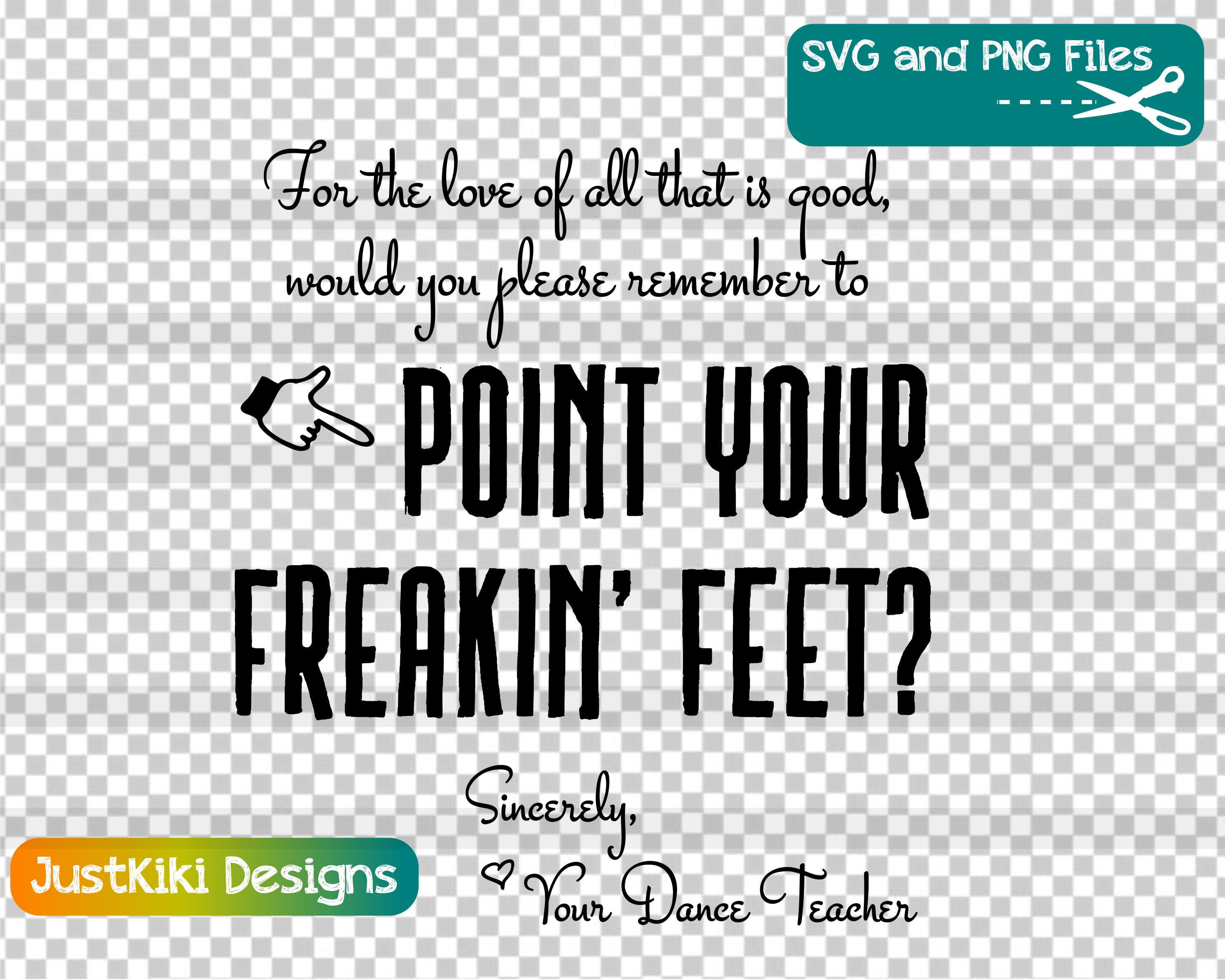 Download Funny Dance Teacher Quote Svg Thank You Gift Idea Ballet Etsy