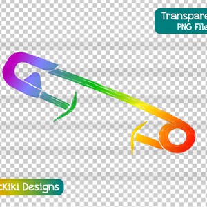 Sicherheitsnadel PNG - Regenbogen Sicherheitsnadel Clipart - Sicherheitsnadel Bewegung LGBT Gay Lesbian Pride