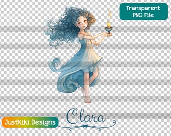 Clara Nutcracker Ballet PNG: Transparent Clipart File (Digital Download)