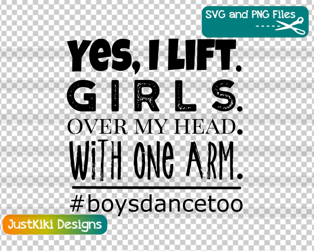 Funny Male Dancer Quote SVG: Boys Dance Too Clipart (PNG, SVG) - Etsy ...