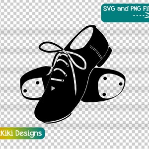 Tap Shoes SVG for Cricut - Cut File - PNG Tap Dance Clip Art