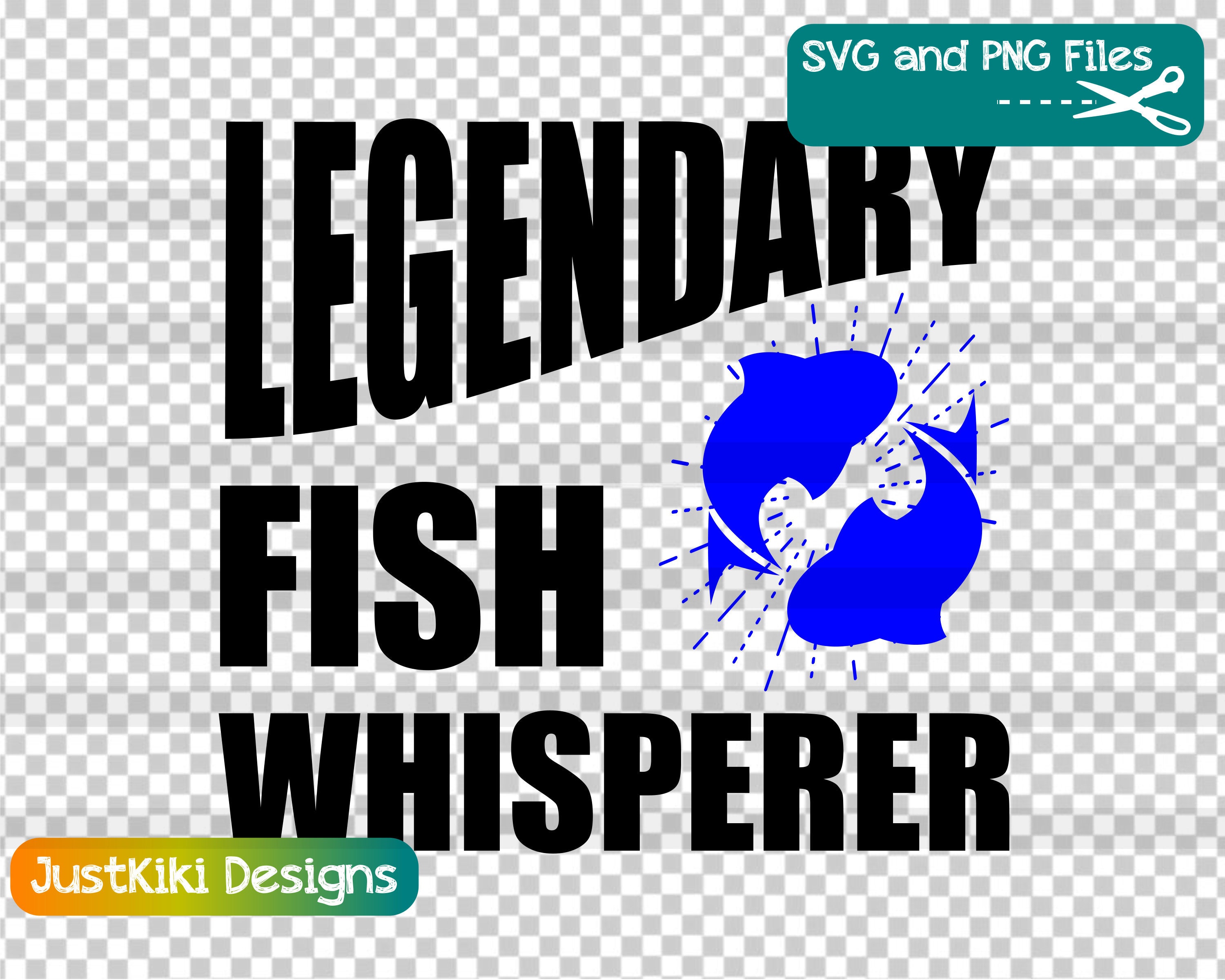 Download Father's Day Fishing Gift Idea Legendary Fish Whisperer | Etsy