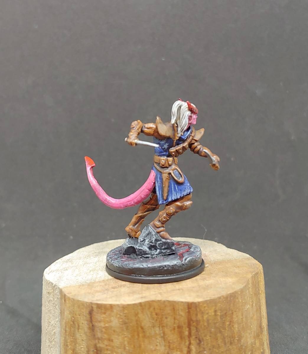 custom tiefling miniature