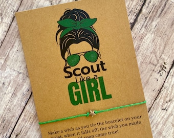 Scout Like a Girl Wish Bracelet: Team Inspiration Gift