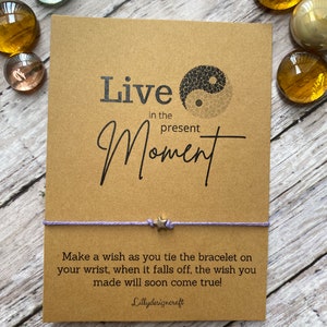 Yoga Wish Bracelet: Inspirational Friendship Gift,Team Yoga Gift