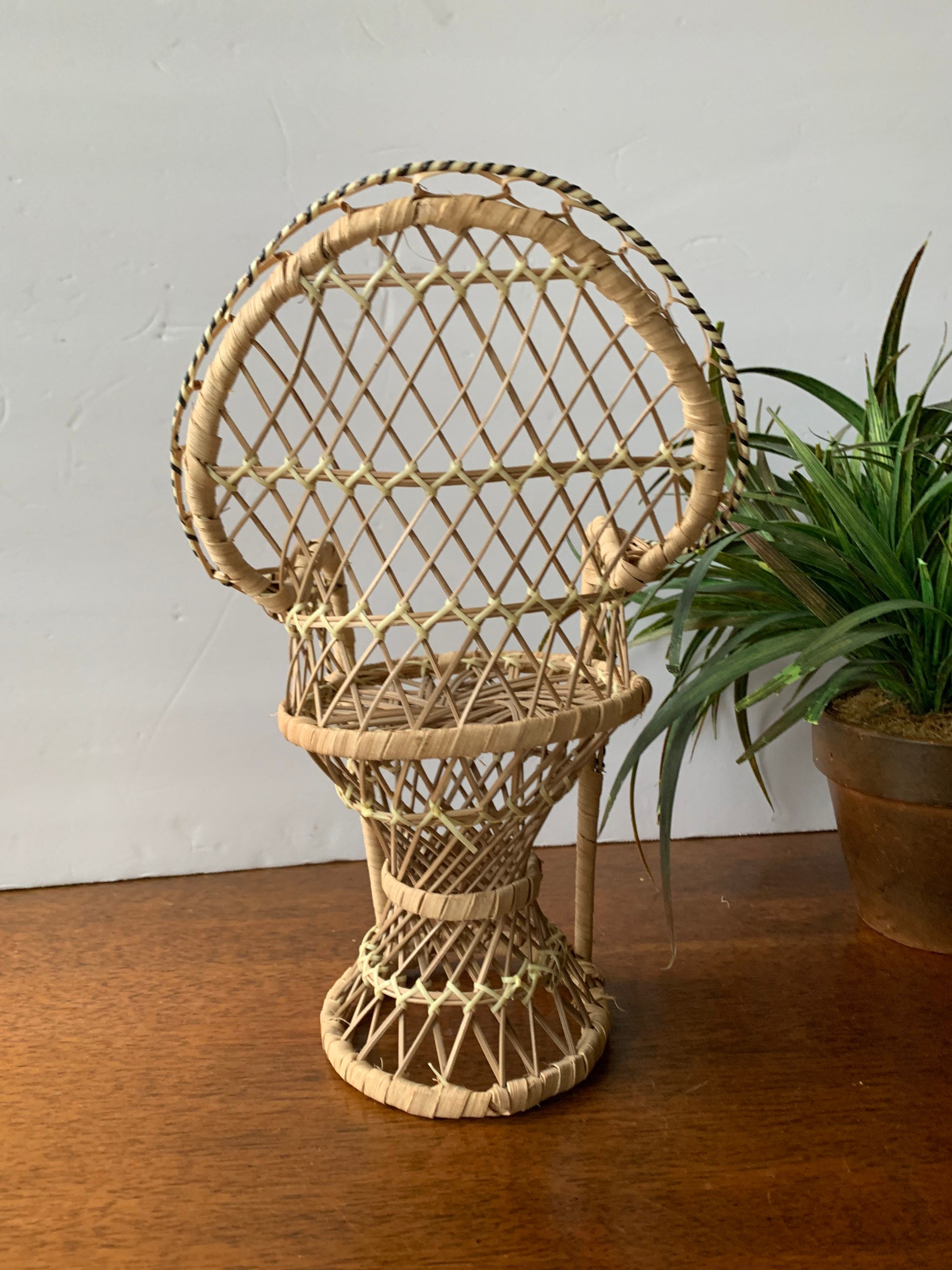 Mini Chair Plant Stand With Pot Boho Plant Stand Handmade in