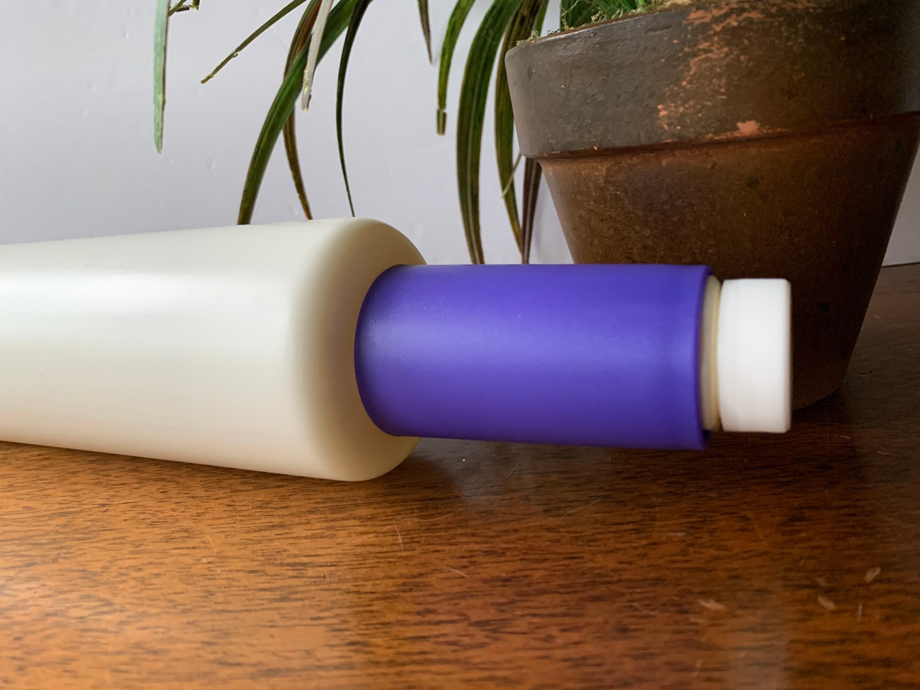Tupperware Rolling Pin Fill and Chill Purple Handles Kitchen Etsy