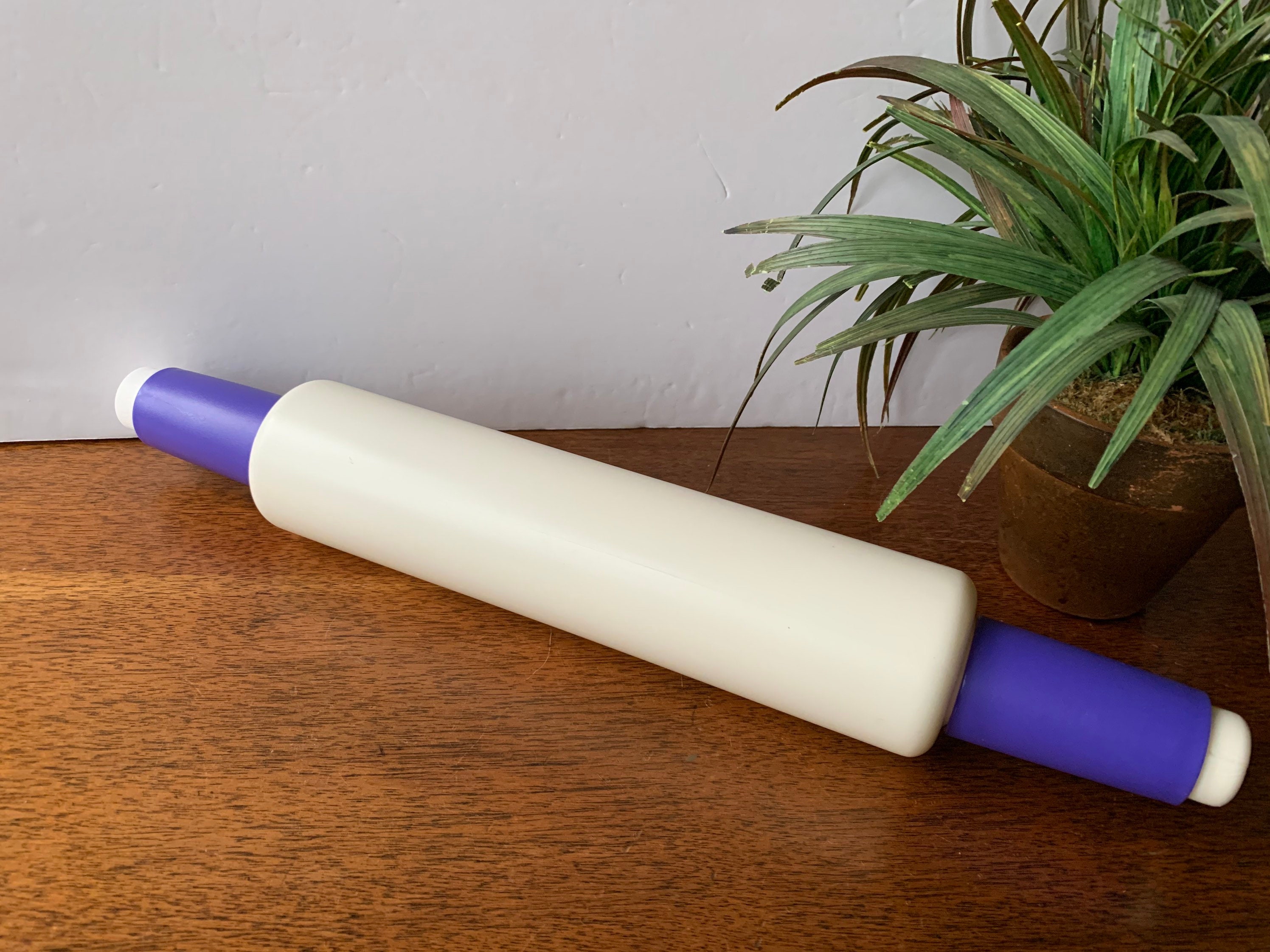 Tupperware Rolling Pin Fill and Chill Purple Handles Kitchen Etsy