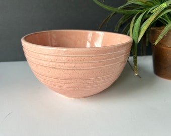 Pink McCoy Beehive Bowl 7” Speckled Pink Small Mixing Bowl