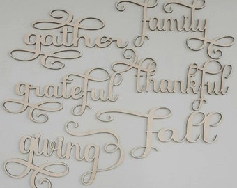 Family Place Cards Thanksgiving Table Plate Settings Family - Etsy