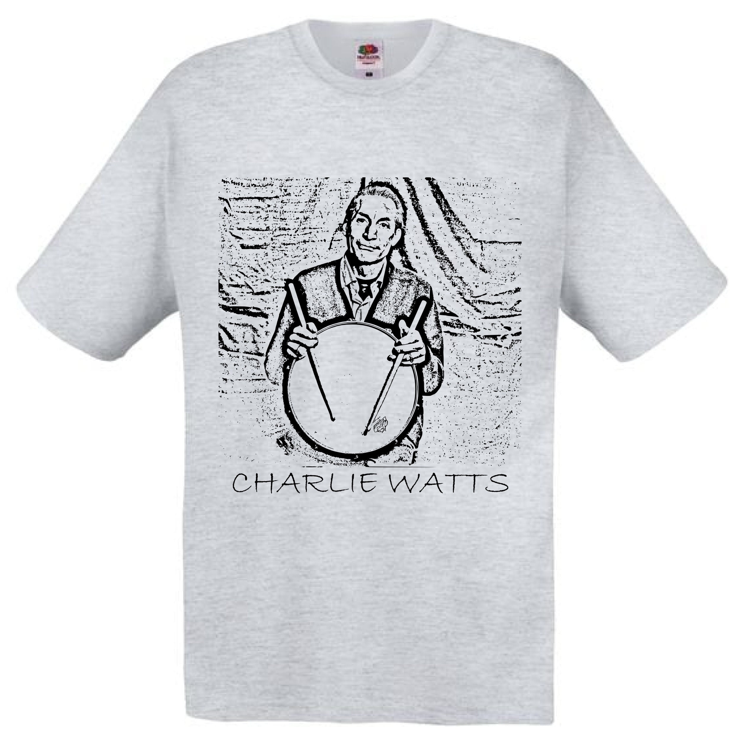 T-shirt 100% Cotton CHARLIE WATTS 