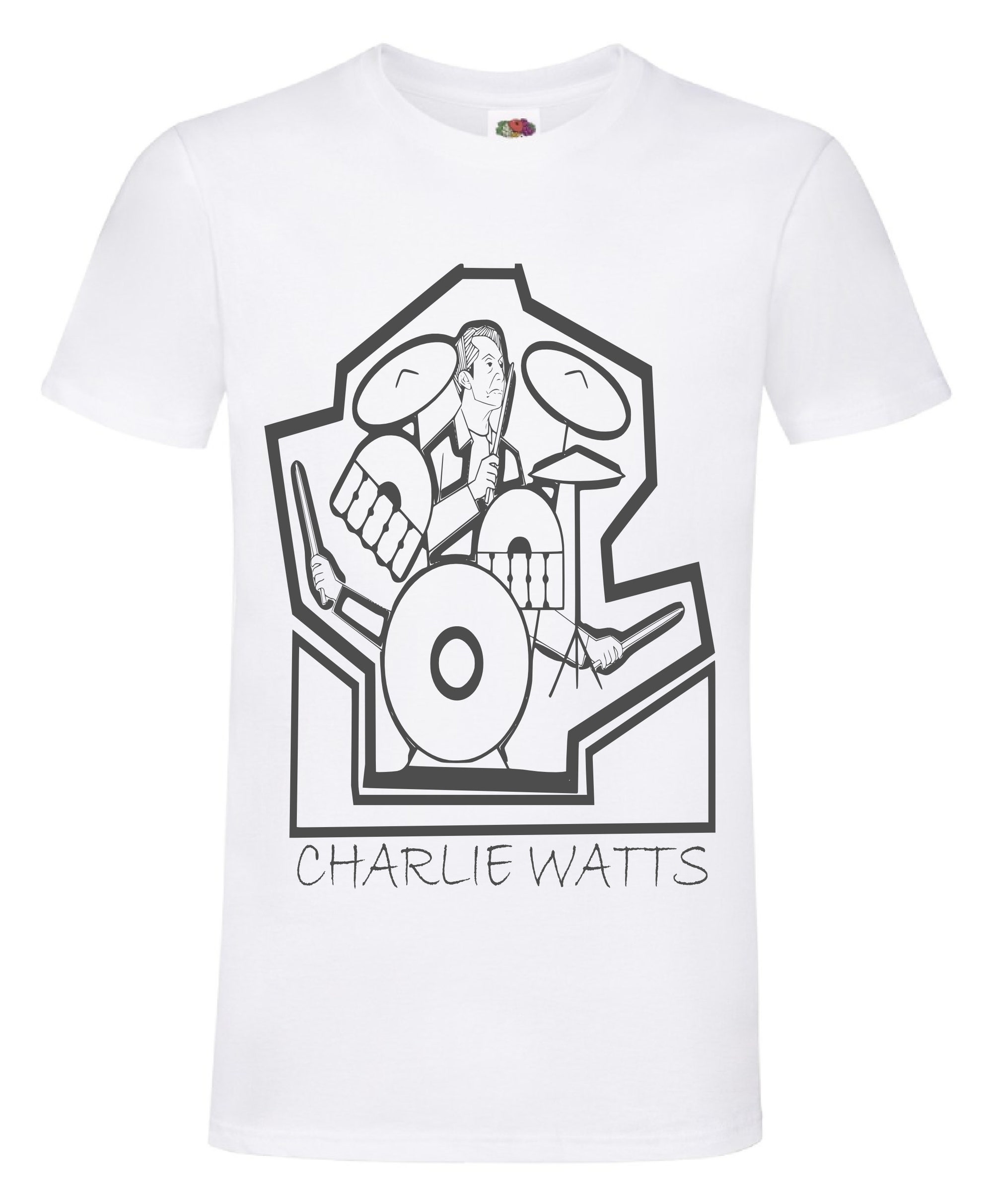 Discover T-Shirt 100% cotton CHARLIE WATTS