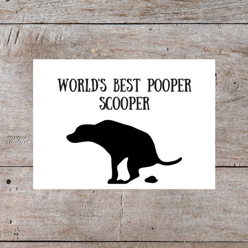 funny dog dad card