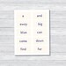 40 Printable Pre-primer Sight Word Dyslexia Flash Cards, Dyslexic Flash ...