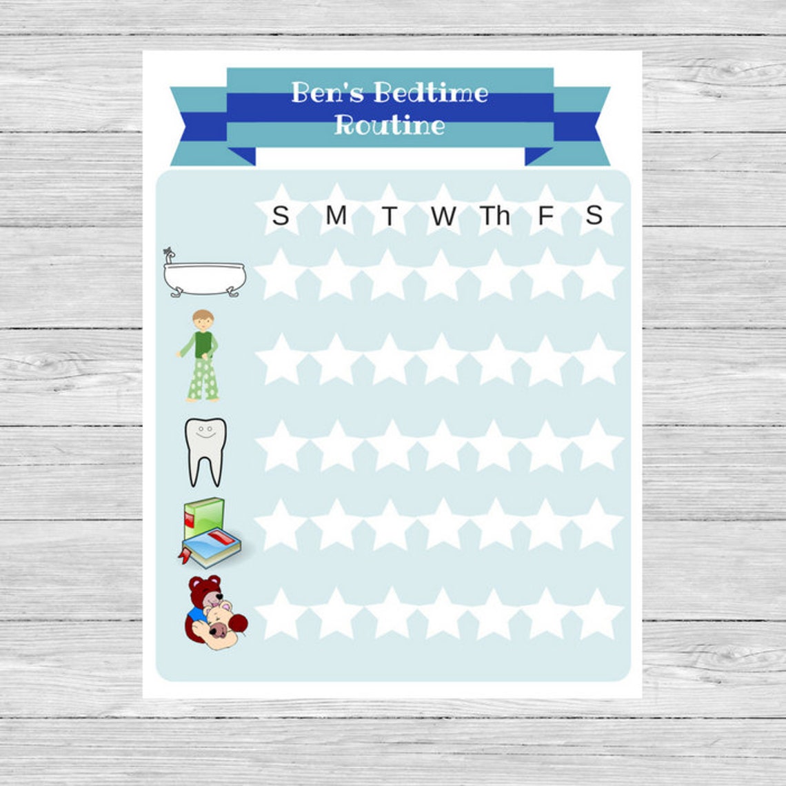 Child Behavior Checklist Kids Checklist Kids Routine Daily | Etsy