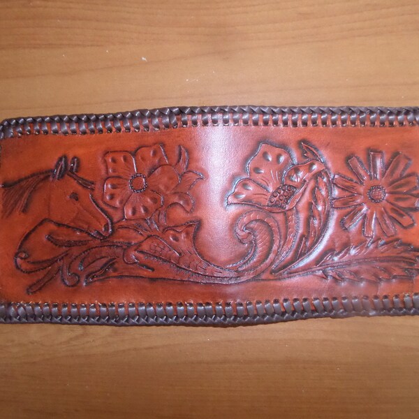 Hand Tooled Wallet - Etsy