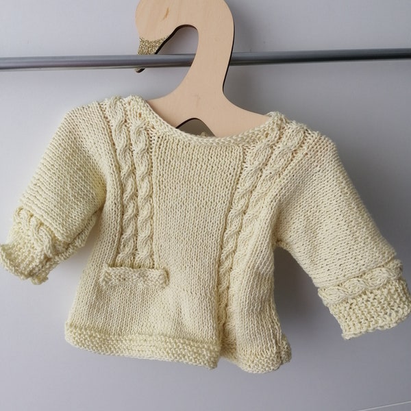 Pull bébé brassière layette