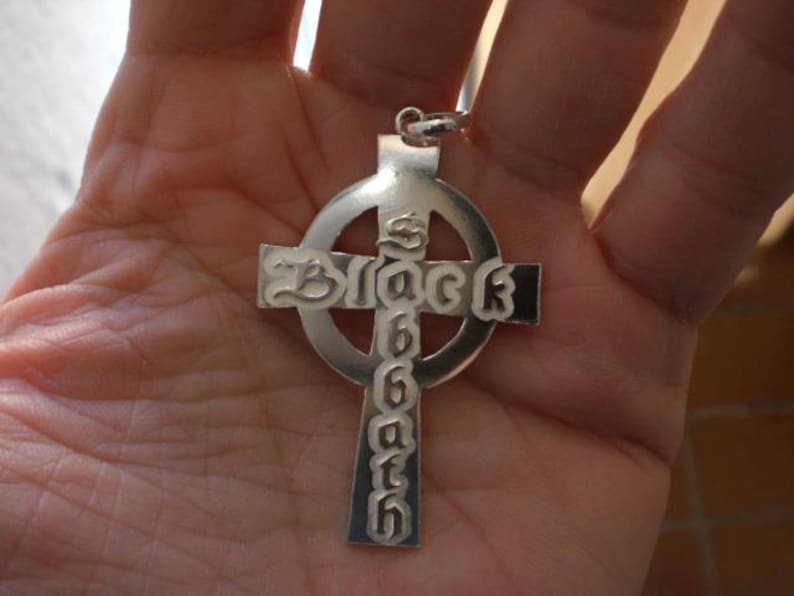 Black Sabbath Cross - Black Sabbath Cross Pendant Black Sabbath Cross - Black Sabbath Cross Pendant