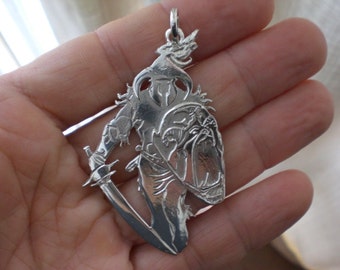 Judas Priest  Hero Hero Silver Pendant