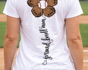 Proud Baseball Mom Shirt