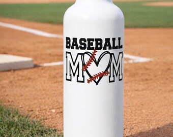 Baseball Mom Water Bottle