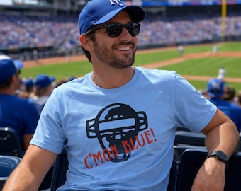 C'mon Blue Graphic Tee