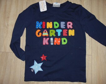 Shirt Applikation benäht Kindergartenkind benäht kita Geburtstag