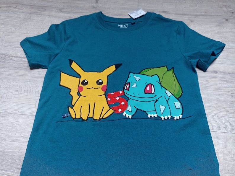 Shirt benäht Geburtstag neu Pokémon Ball bisa wunschshirt Bild 6