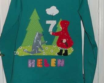 Chemise d’anniversaire chien fille anniversaire couture iy handmade