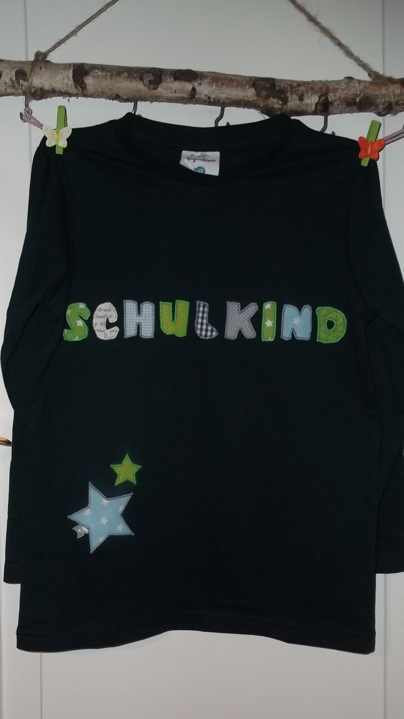 Scolarisation 2022 t-shirt nouveau diy wunschirt 2021 image 3