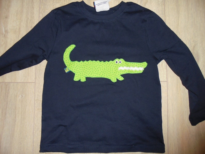 Shirt benäht Geburtstag Krokodil Bild 4