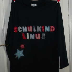 Shirt SchoolSchool School Child Stars, Sewn