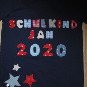 Scolarisation 2022 t-shirt nouveau diy wunschirt 2021 image 4