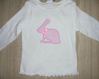 Geburtstag Shirt handmade benäht Ostern Hase Osterhase Frühjahr dawanda