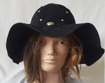 Suede Floppy Hat - Etsy