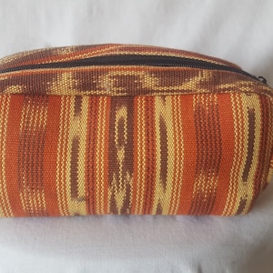 Valise Ikat Bag Guatemalan Carry On Cotton Satchel Handmade Hold-All Kit Bag
